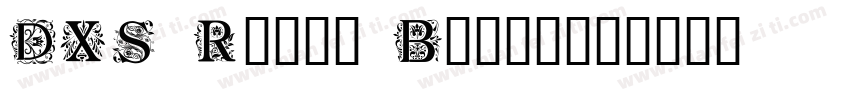 DXS Regal Black字体转换